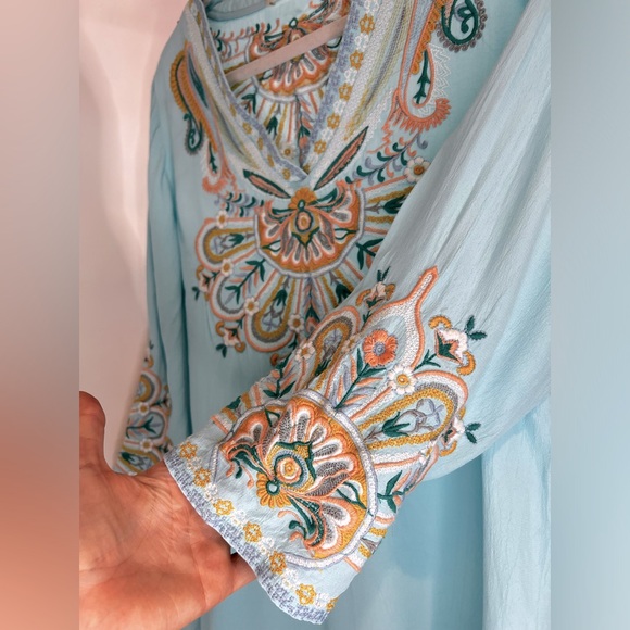 Soft Surroundings Women River Island Tunic Embroidered - Picture 6 of 10